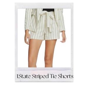 COPY - 1. State Women’s striped boyfriend shorts